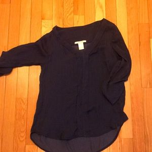 GUC Francesca’s Navy Military-Style Shirt